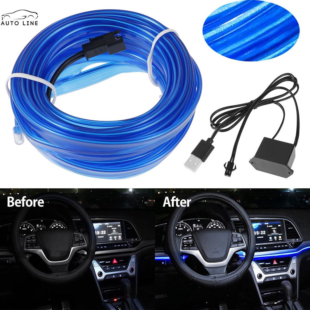 Dây Đèn LED 16.4ft USB Thân Thiện Với Môi Trường Trang Trí Nội Thất Xe Hơi SHOPCYC0753