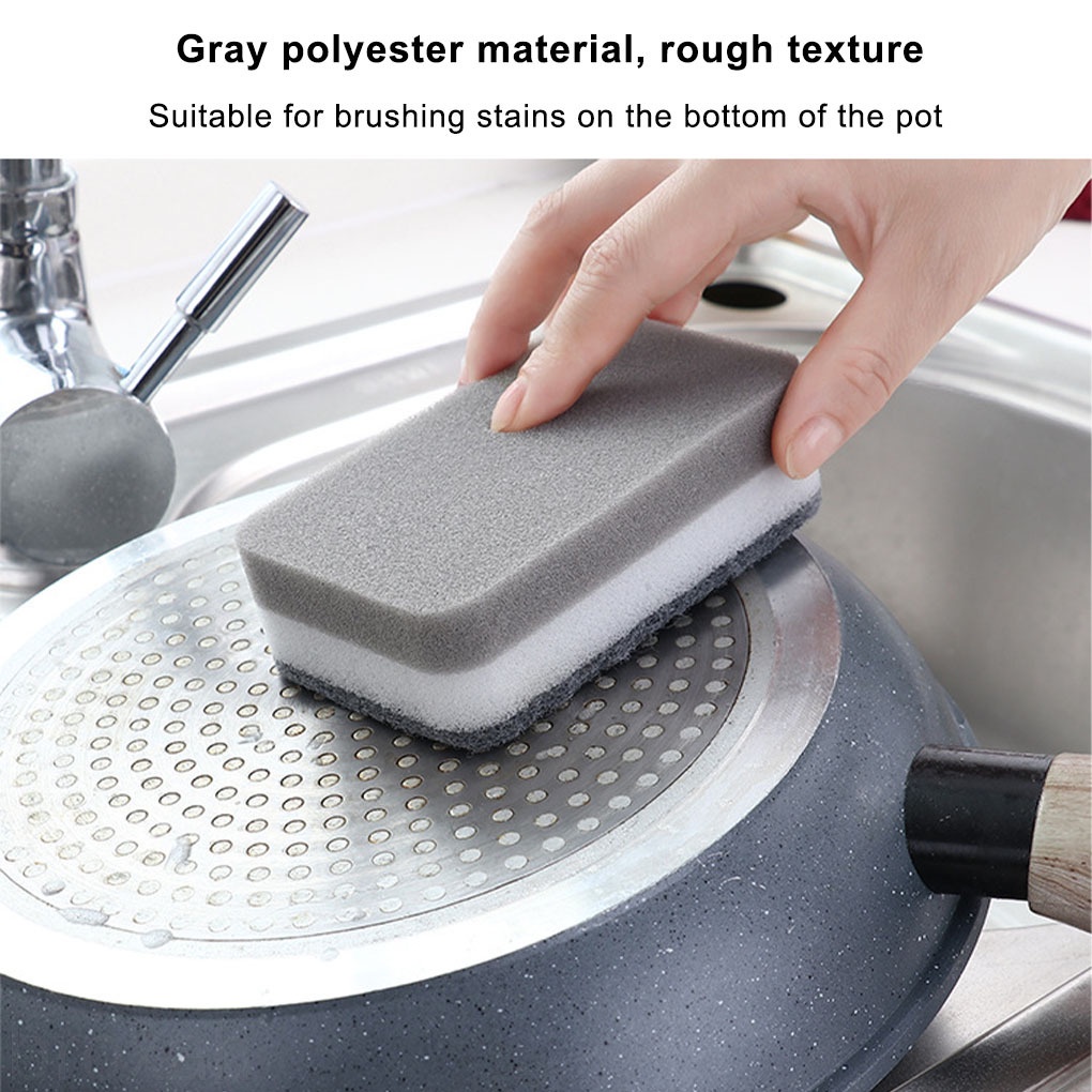 Set 5 Miếng Bọt Biển Rửa Chén Hai Mặt Chống Trầy Xước