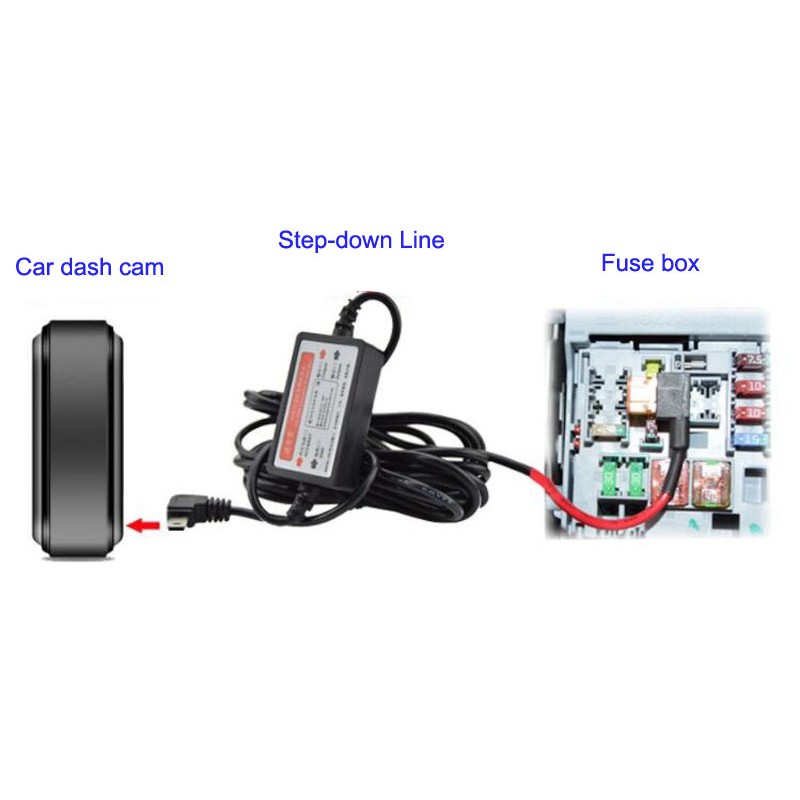 Máy Quay Mini Theo Dõi Đỗ Xe Bảo Vệ Điện Áp Thấp Cho Xe Hơi | BigBuy360 - bigbuy360.vn