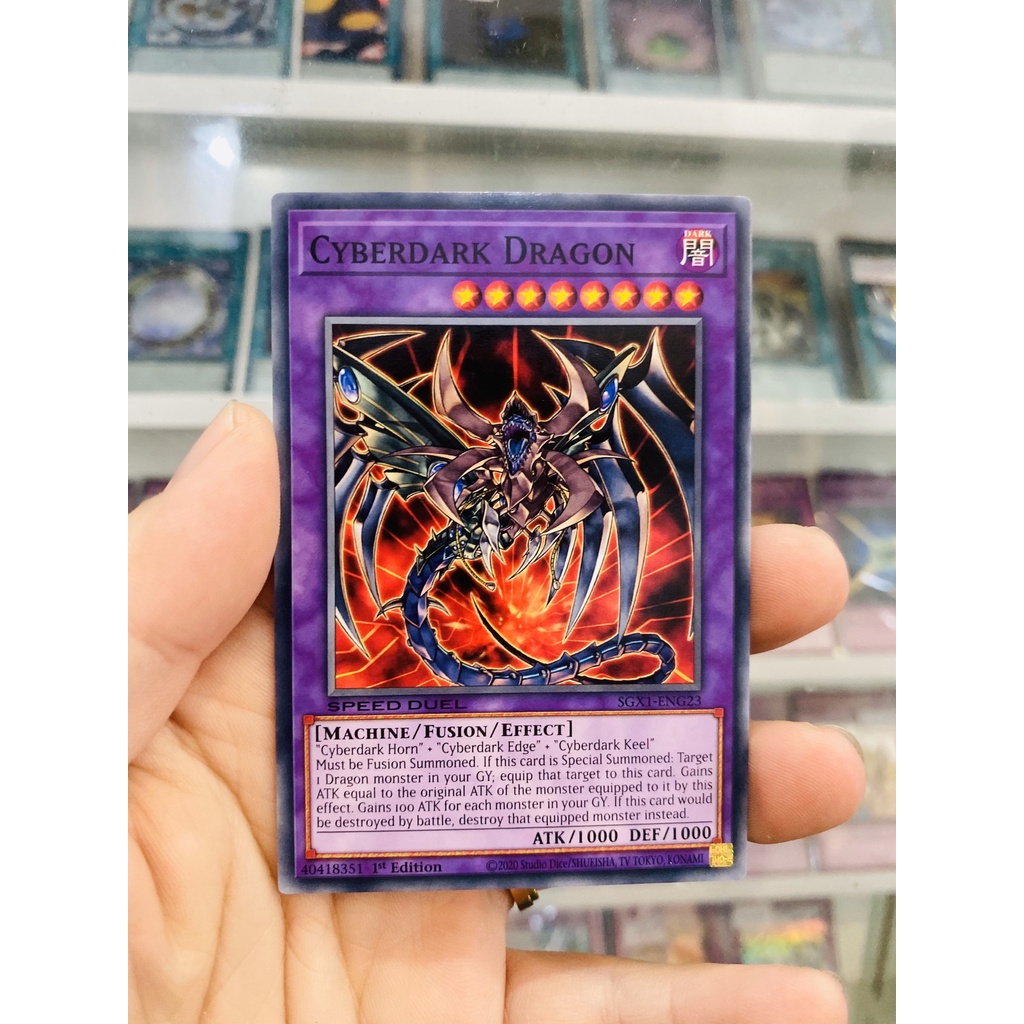 Thẻ Bài YugiOh! Mã SGX1-ENG23 - Cyberdark Dragon - Common - 1st Edition