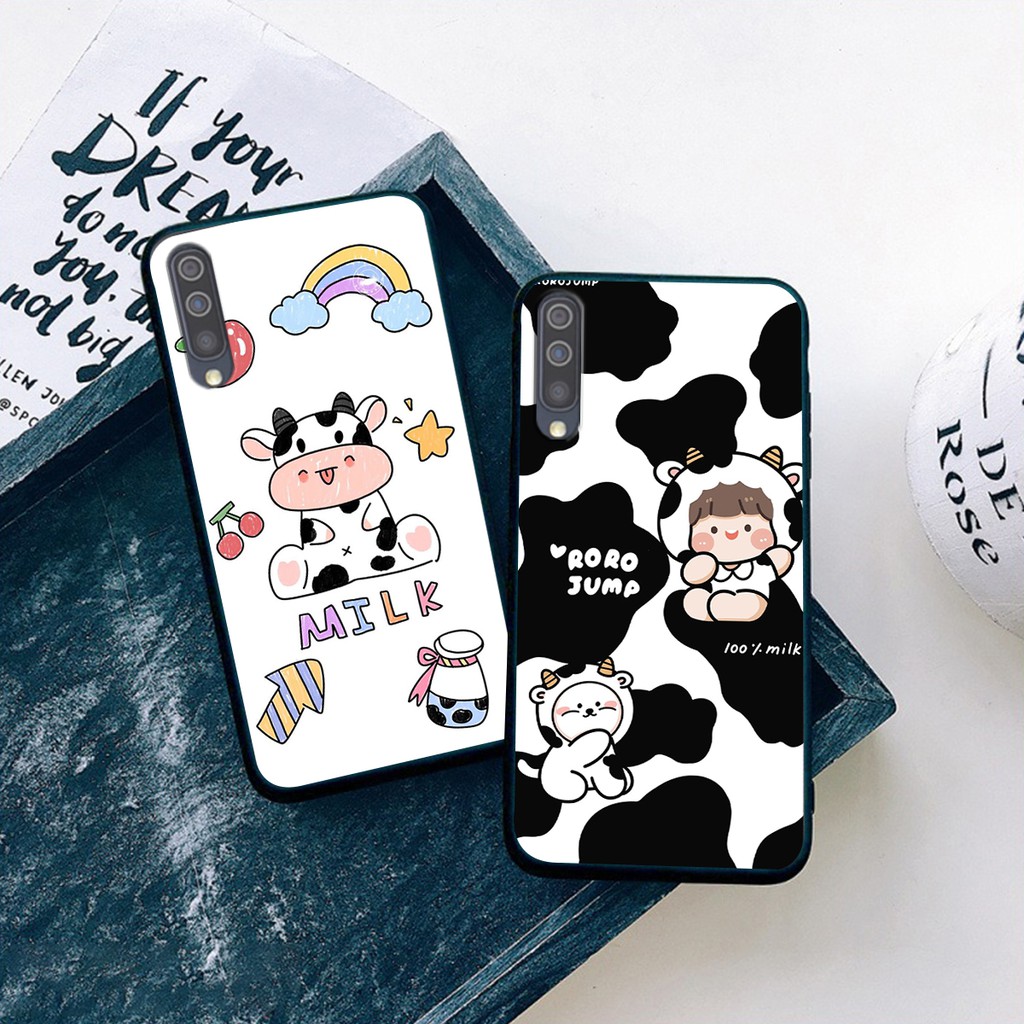 [HÀNG HOT]ỐP LƯNG SAMSUNG A50/A50S/A30S FREESHIP IN HÌNH BÒ SỮA MOO 2021