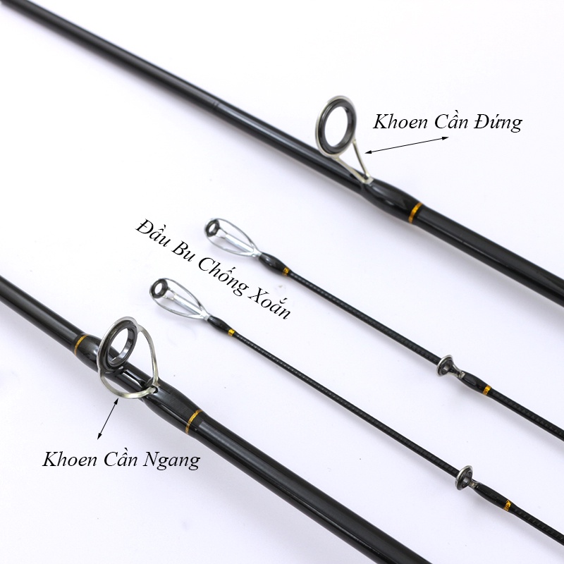 Cần Câu Lure KING PERCH Máy Đứng Máy ngang - Carbon Siêu Nhẹ - Thiết kế Tinh Tế - New 2022 - SK01