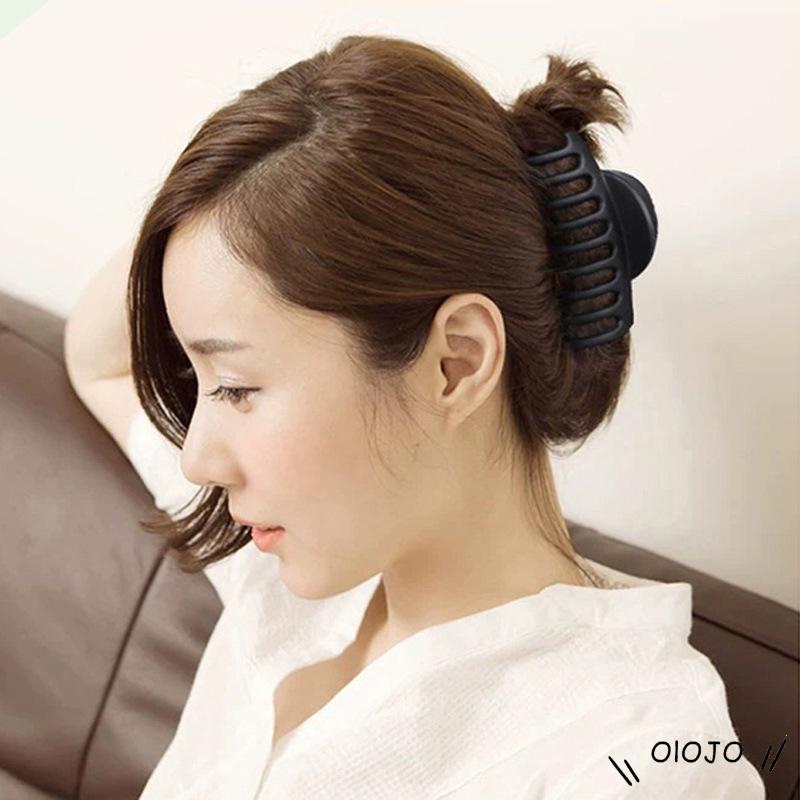 Kẹp Tóc Màu Nhám Thiết Kế Đơn Giản Dễ Thương