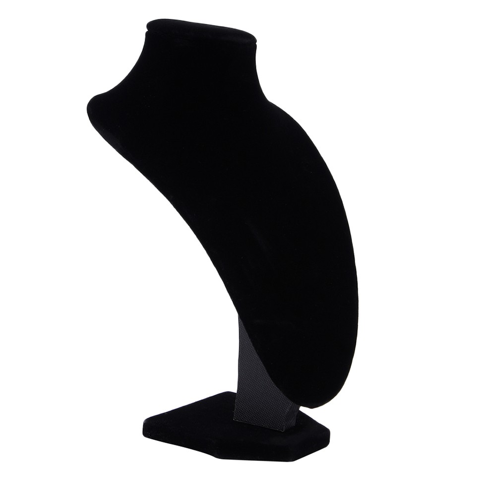 Giá đỡ trưng bày trang sức hình người màu đen 22*15