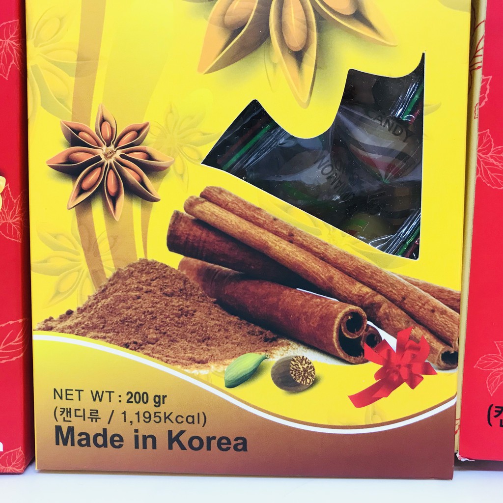 [HỘP GIẤY] KẸO HỒNG SÂM ĐỎ QUẾ VÀNG KOGINE HÀN QUỐC ĂN SIÊU NGON QUÀ TẶNG TẾT CAO CẤP (HỒNG SÂM 6 NĂM TUỔI)