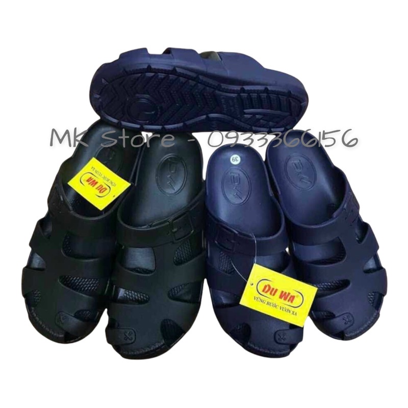 Dép Sục Lười Bít Mũi Nam Siêu Nhẹ Siêu Bền - Dép Nam Siêu Nhẹ Đi Mưa Lao Động - SL021