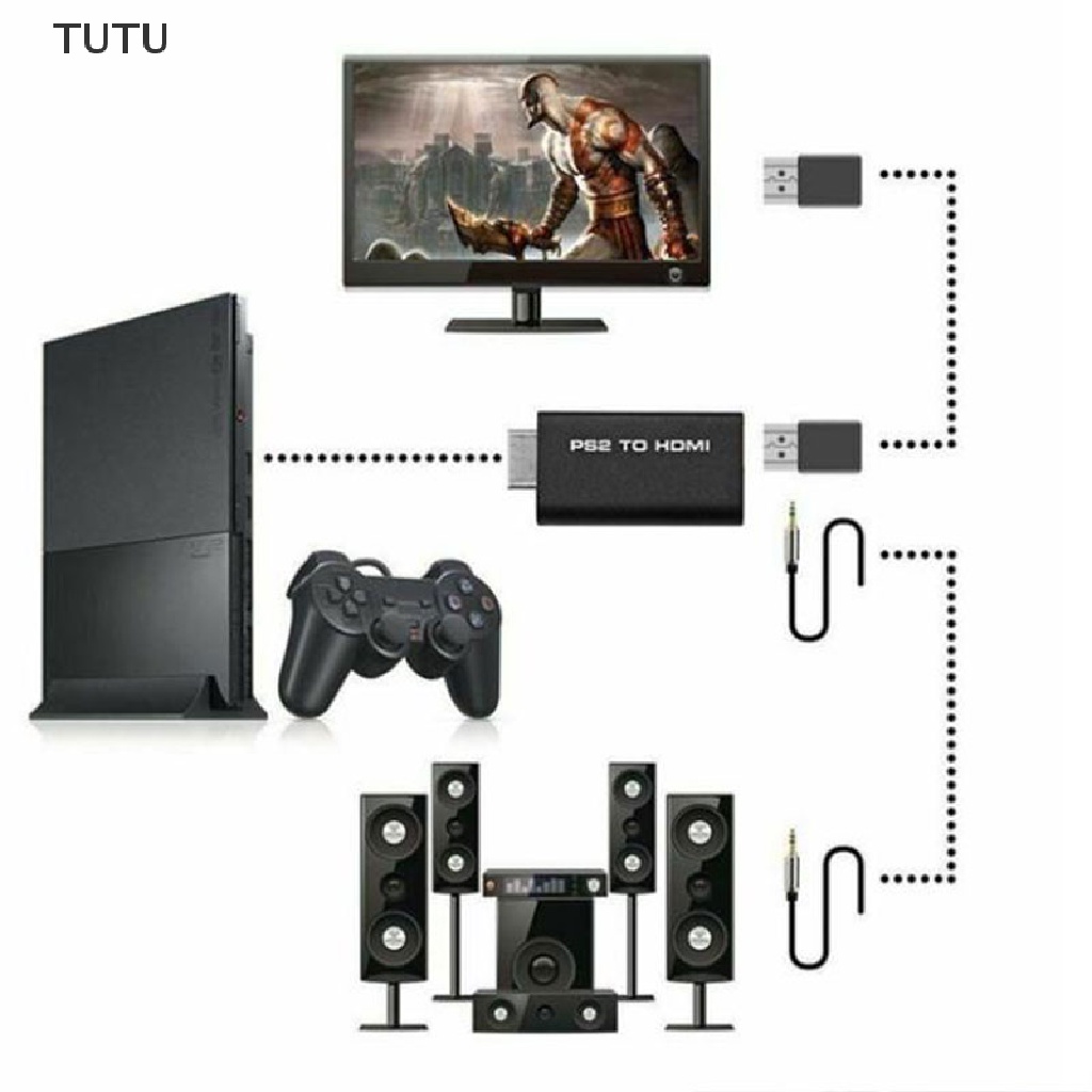 Bộ chuyển đổi tu PS2 sang HDMI Video có đầu ra âm thanh 3.5mm cho HDTV