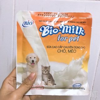[ BUÔN SỈ] BIO MILK FOR PET- SỮA DINH DƯỠNG CHO CÚN, CHÓ MÈO