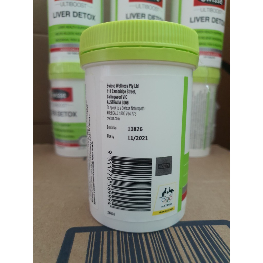 Thải độc gan Liver Detox Swisse  - Úc: 60v , 120v, 200v