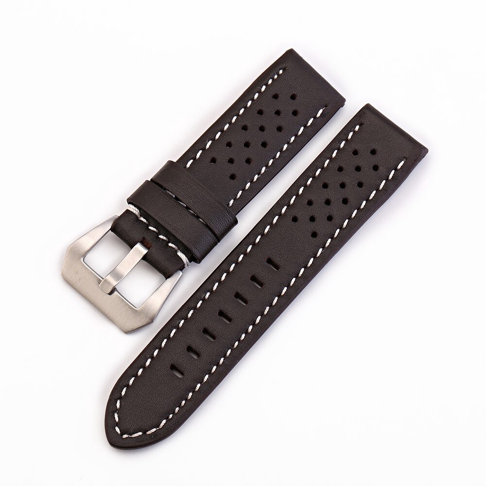 Hot Sale Waterproof Watch Bands Genuine Leather Comfortable Wristwatch Straps For Women Men Watches Accessories 20mm 22mm 24mm 26mm Size with Tools