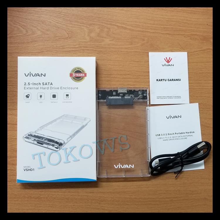 Hộp Đựng Ổ Cứng Hdd 2.5 "Usb 3.0 - Vivan Vshd1 Code 832