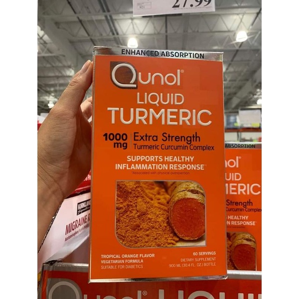 NƯỚC TINH CHẤT NGHỆ TƯƠI QUNOL LIQUID TURMERIC 1000MG 900ML giá cạnh tranh