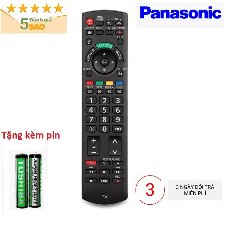 Điều Khiển TiVi Panasonic RM-D920 .Sản phẩm được tặng pin AA và bảo hành 6 tháng