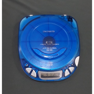 Máy nghe đĩa CD player cầm tay Aiwa XP-V310 vỏ trong suốt.