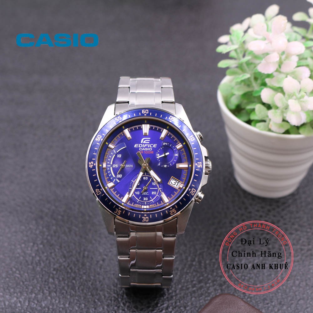 Đồng hồ Nam Casio Edifice EFV-540D-2AVUDF dây kim loại