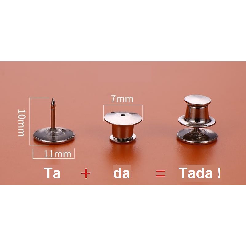 Bộ móc cài điều chỉnh eo, cứu cánh cho quần rộng - đinh ghim tháo lắp dễ dàng