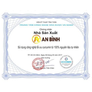 Combo 2 Hộp (1kg) Tinh Bột Nghệ Đỏ An Bình (Kiểm Nghiệm ATTP Và Chứng Nhận Của Viện)