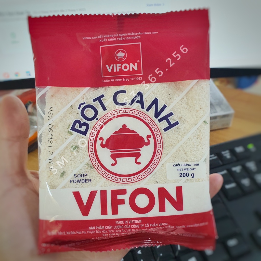 Bột canh VIFON 200g x 3 gói , gia vị chính hãng 3M FOOD NL ( Hải Sản Ba Miền )