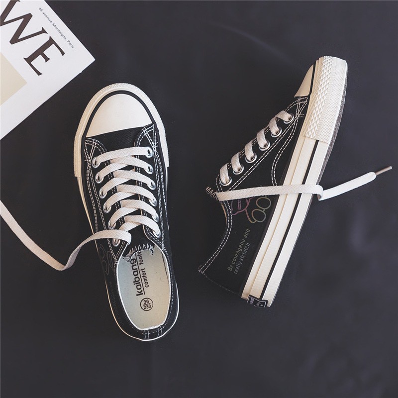 [Mã SKAMFS114M giảm 10% đơn 100K] Giày thể thao nữ MWC giày sneaker nữ vải in hình cute đế bằng năng động NUTT - 0545