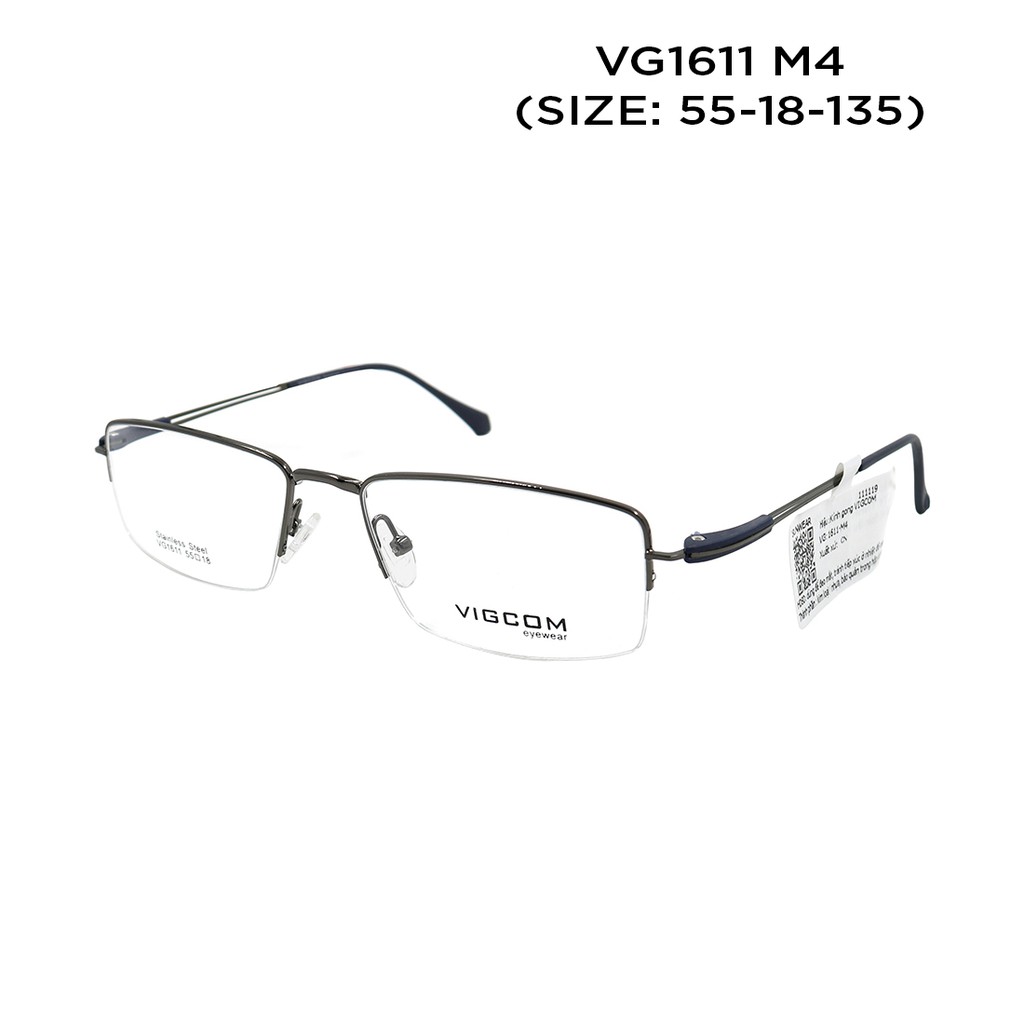 Gọng kính Vigcom VG1611M chính hãng, thiết kế dễ đeo bảo vệ mắt