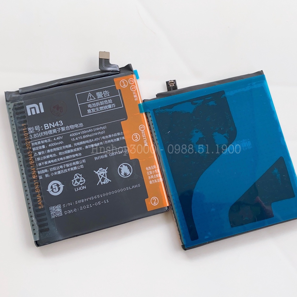 Pin Xiaomi Redmi Note 4X BN43 Dung Lượng 4100mAh Zin Chính Hãng - Bảo Hành 6 Tháng