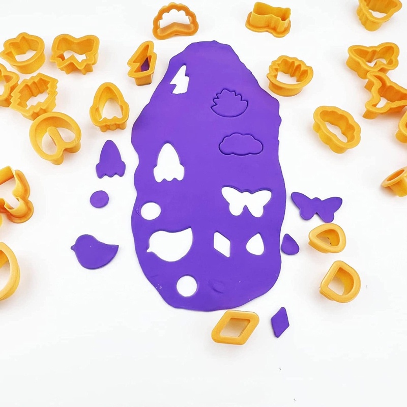 Bộ Dụng Cụ Cắt Đất Sét Polymer 25 Kiểu Chuyên Dụng Làm Bông Tai