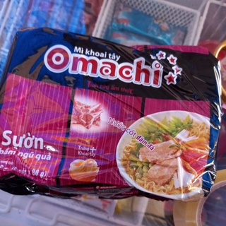 COMBO 5 GÓI MÌ OMACHI SƯỜN HẦM NGŨ QUẢ