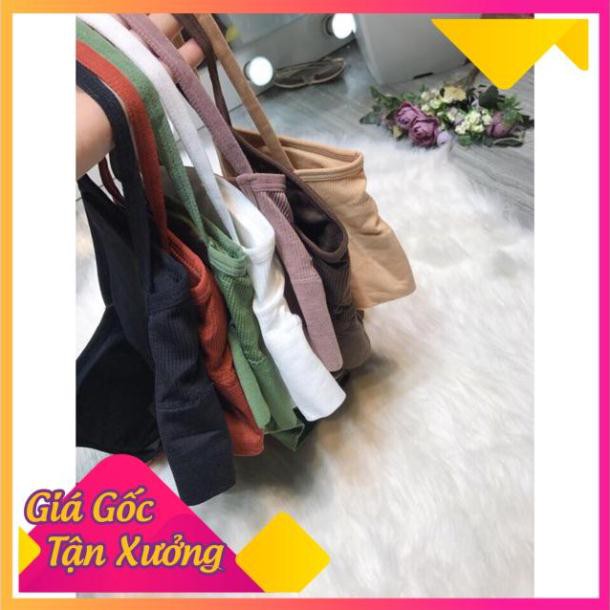 Áo Bra Cotton Khoét Lưng Đa Năng Mẫu Mới Hàng Xuất Nhật 367