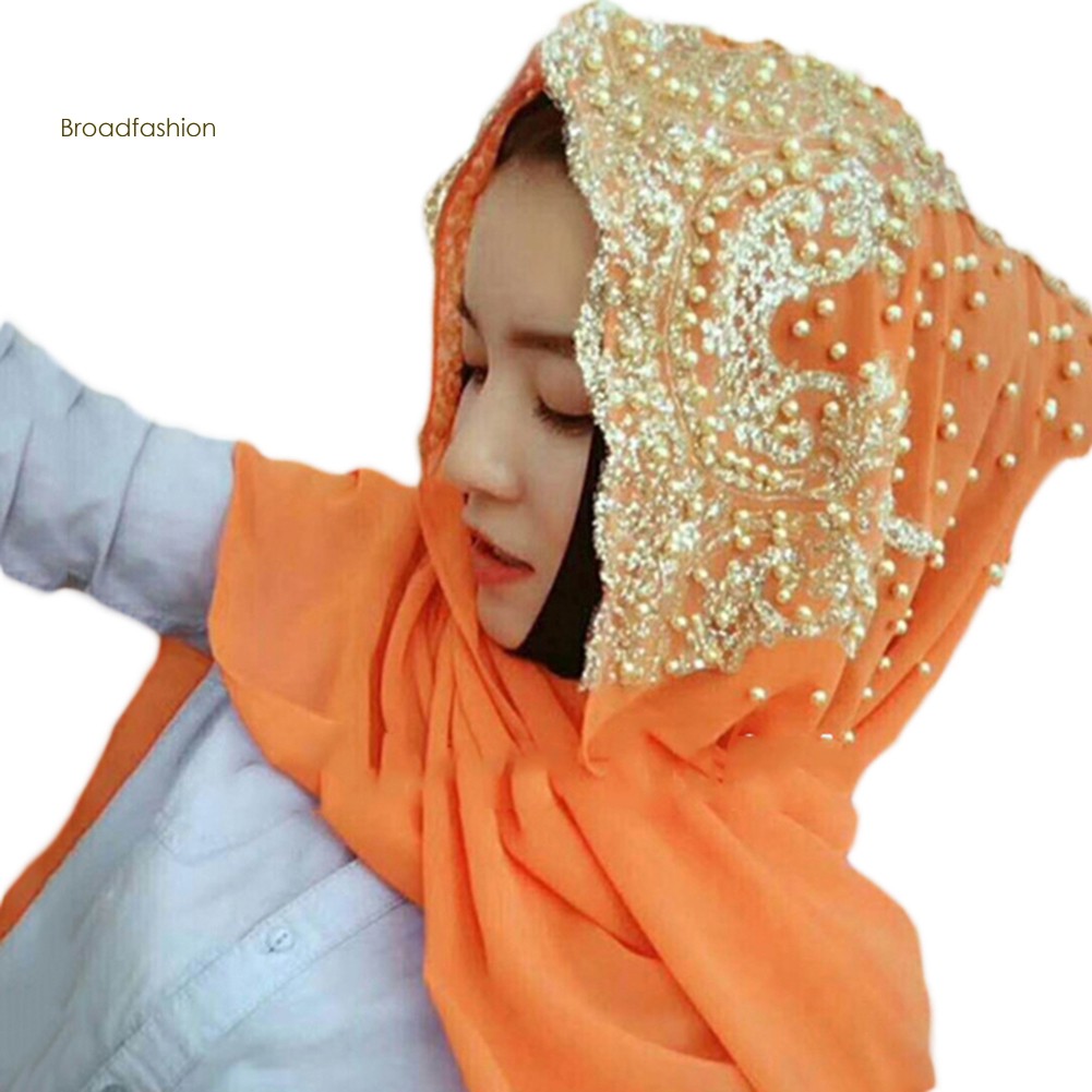 Khăn trùm đầu Hijab phong cách hồi giáo thời trang cho nữ