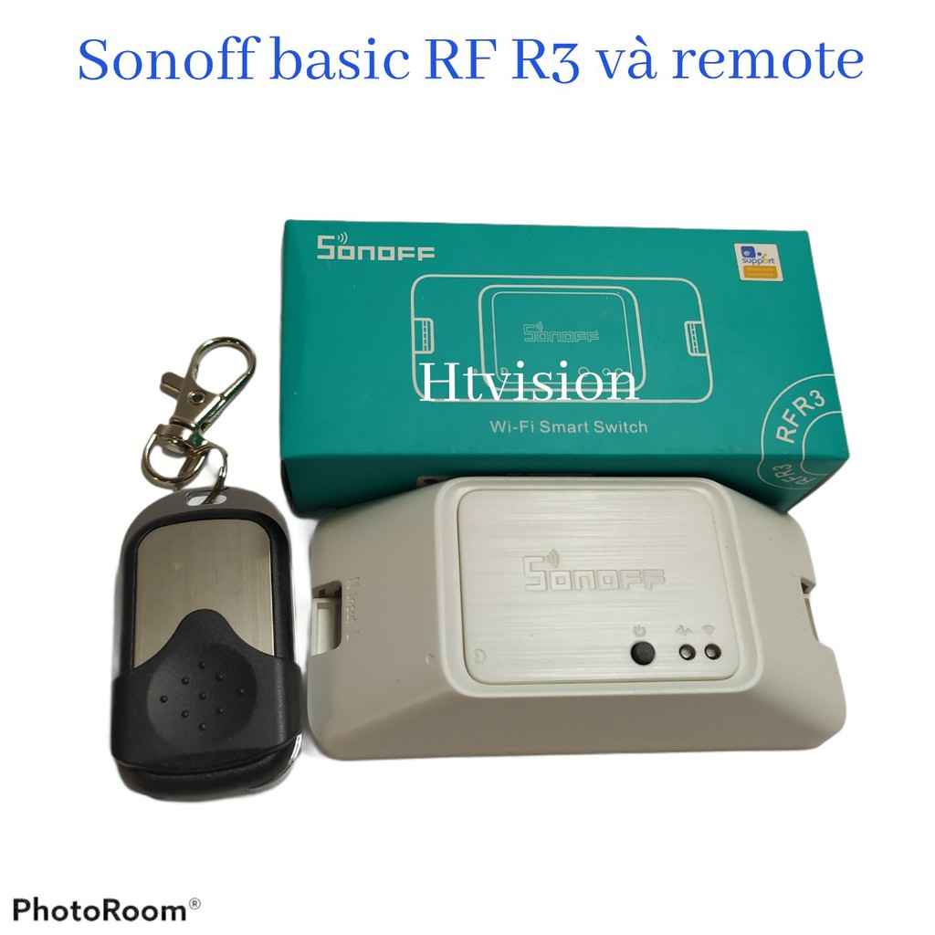Sonoff Basic RF R3 công tắc wifi thông minh điều khiển từ xa qua điện thoại hỗ trợ điều khiển qua remote