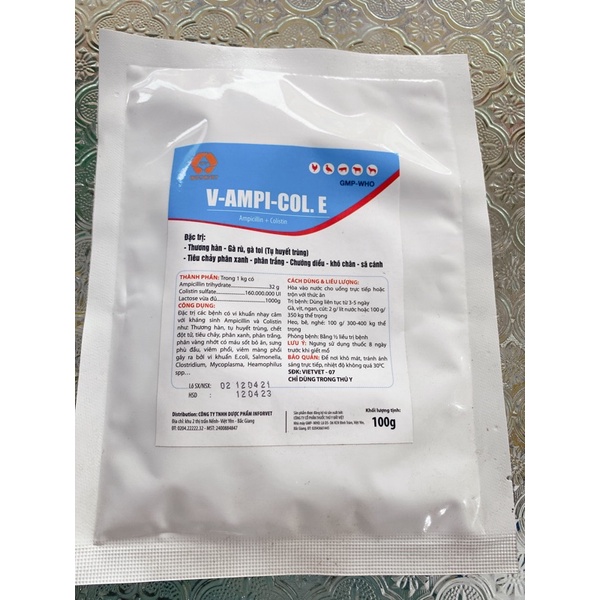 ecoli- tụ huyết trùng (100g)
