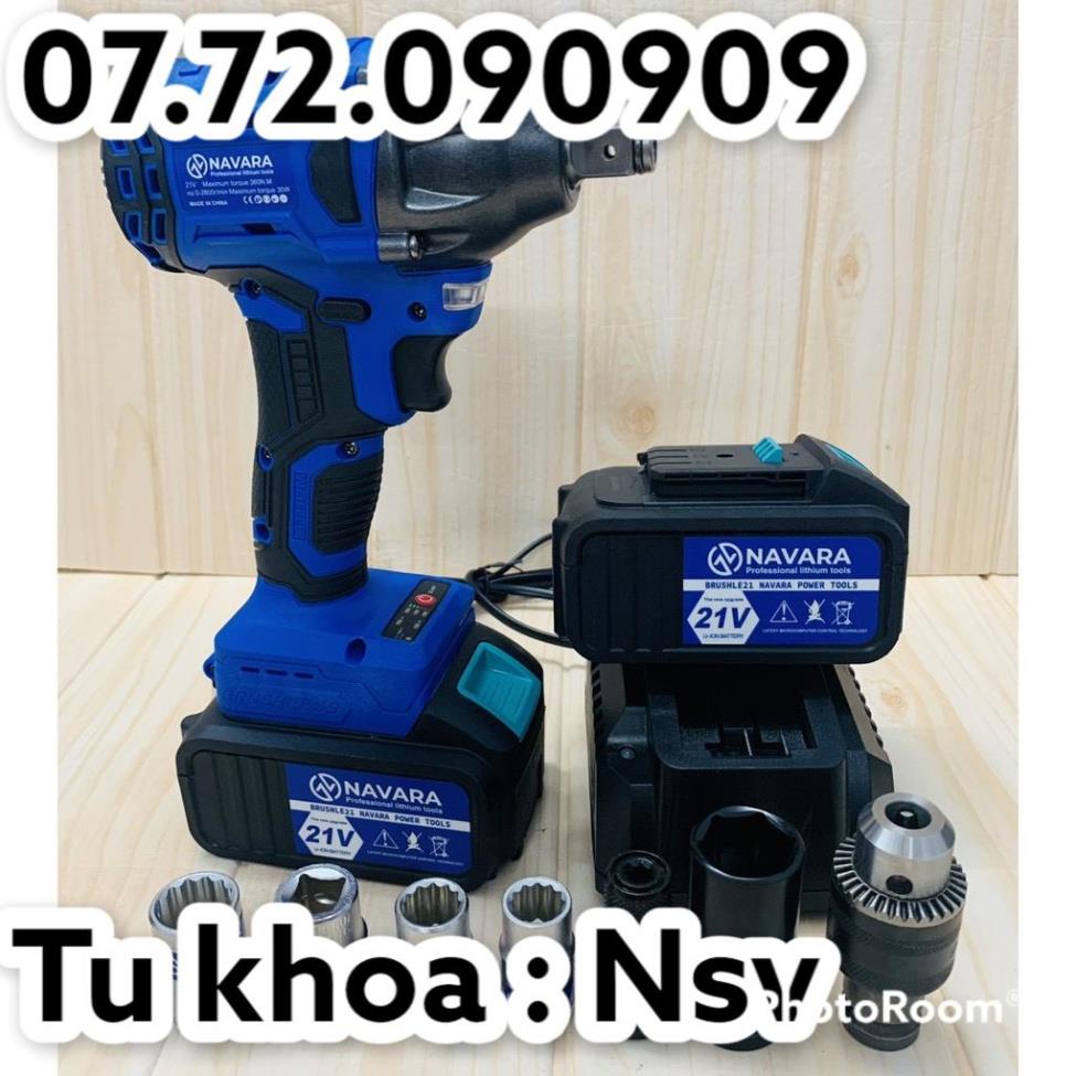 Nsv Máy siết bulong Navara NVR-6002, tặng bộ phụ kiện, bảo hành chính hãng 12 tháng