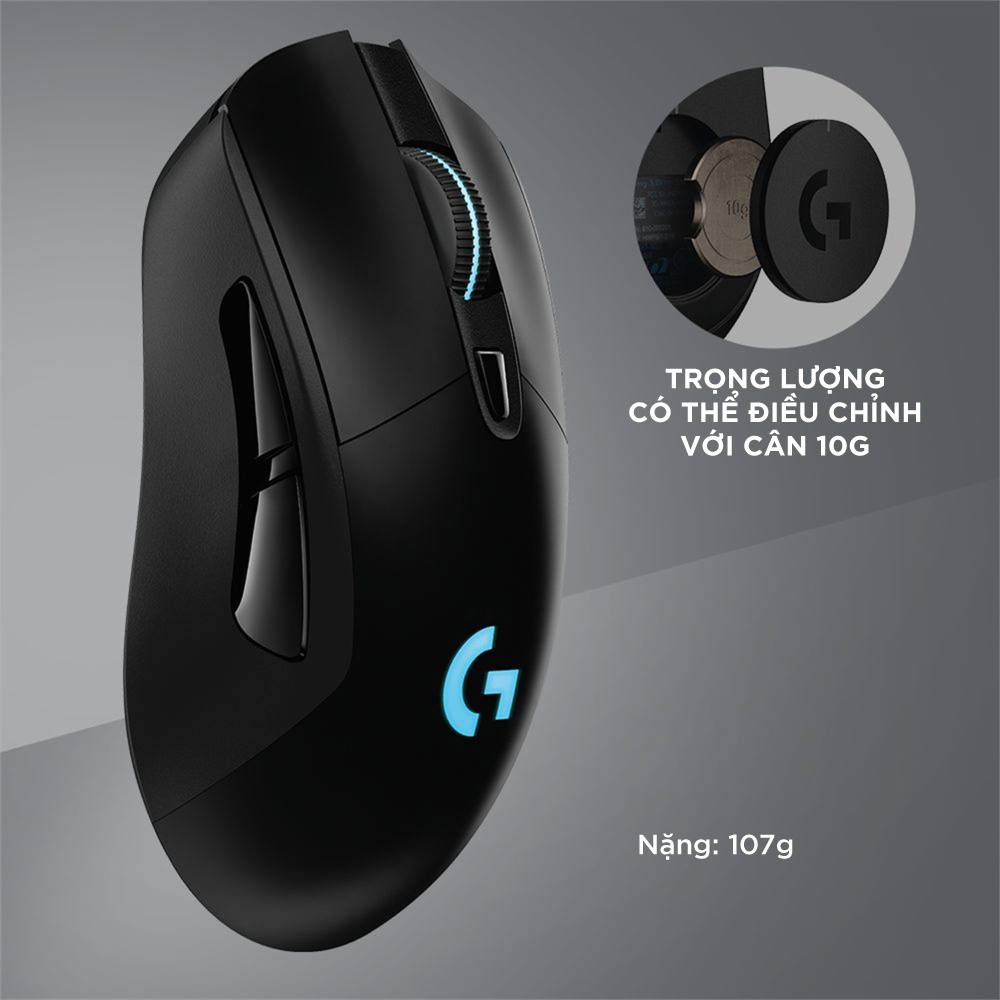 Chuột game không dây Logitech G703 Hero cảm biến hero 25k sạc không dây bảo hành chính hãng 24 tháng Vanphongstar