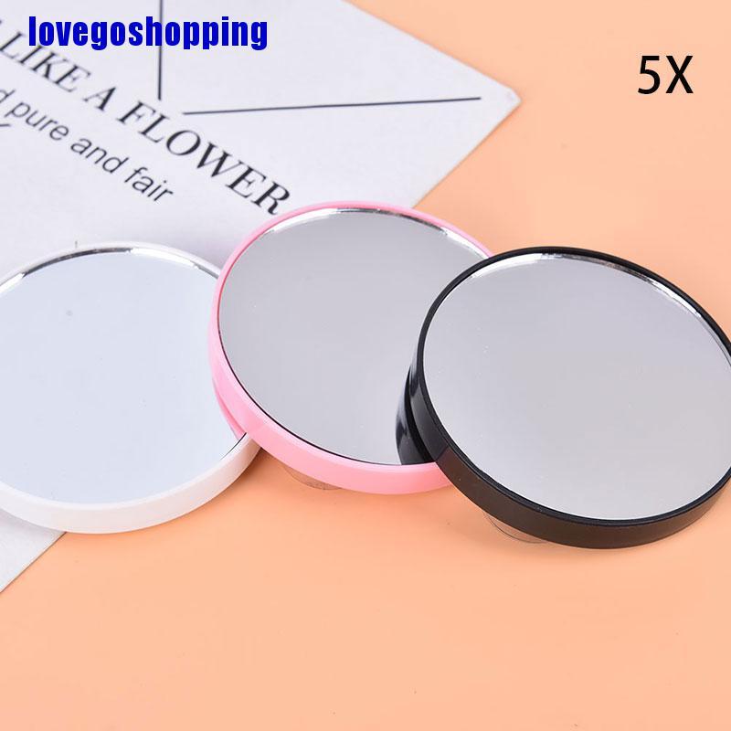 (hàng Mới Về) Gương Trang Điểm Phóng Đại 5x 10x Có Giác Hút Tiện Dụng | BigBuy360 - bigbuy360.vn