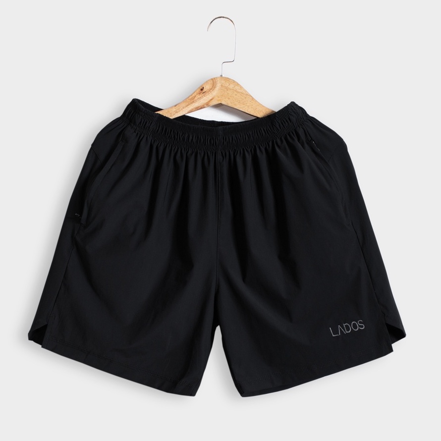 Quần đùi short thể thao nam 2 lớp có túi LADOS 4077 chất vải dù thoáng mát, tập gym, chạy bộ
