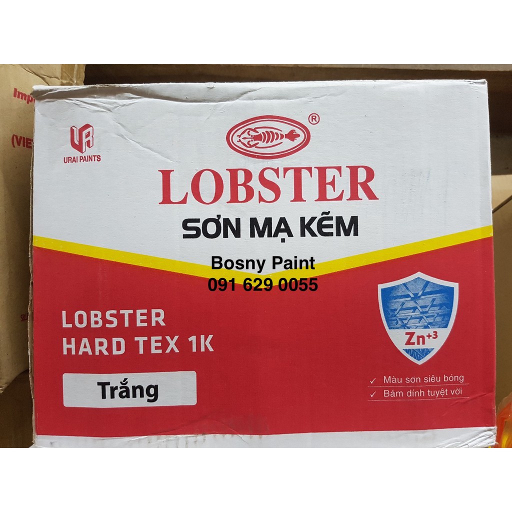 Sơn mạ kẽm Lobster 800ml (inbox shop chọn màu)