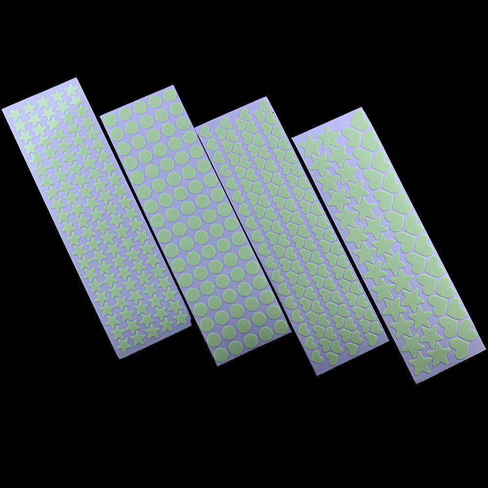 Bộ 24 Đề Can Huỳnh Quang Hình Ngôi Sao Dùng Để Trang Trí Nhà DIY