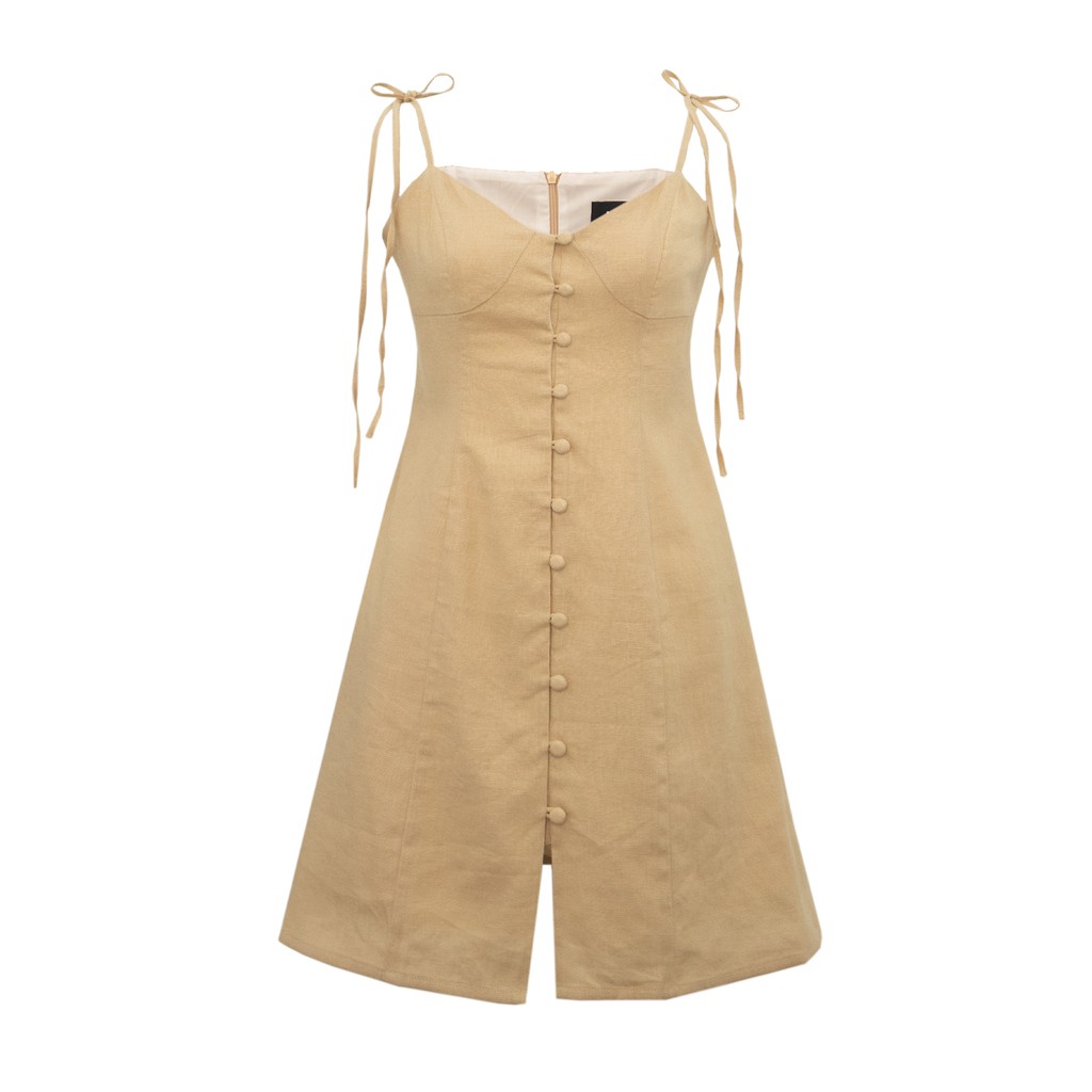 Đầm hai dây nút bọc CAMILA DRESS | BigBuy360 - bigbuy360.vn