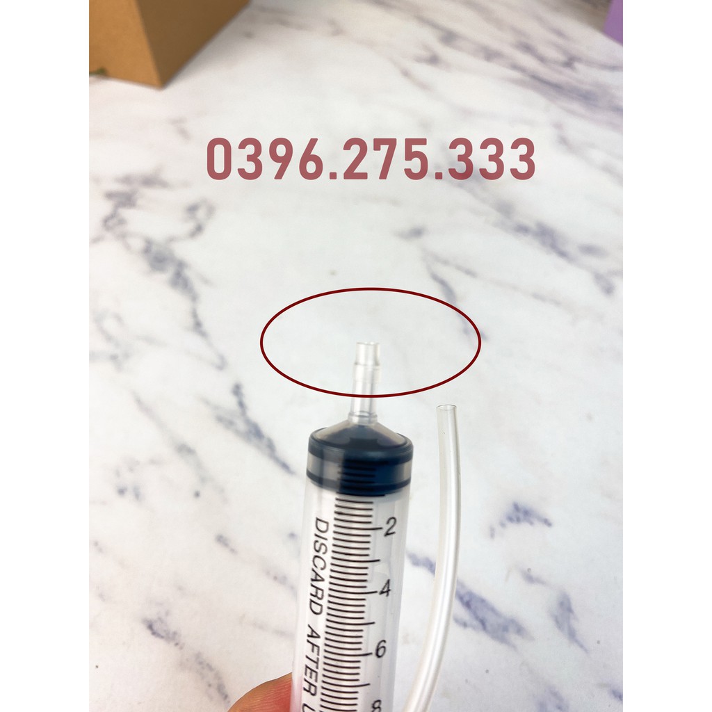 Bộ chiết nước hoa - Xi lanh chiết nước hoa và ống dẻo co dãn