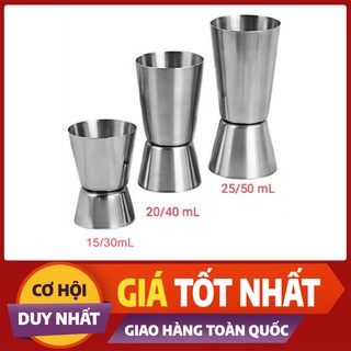 Ly /zick đong inox 2 đầu 15-30ml và 20-40ml , 25-50ml