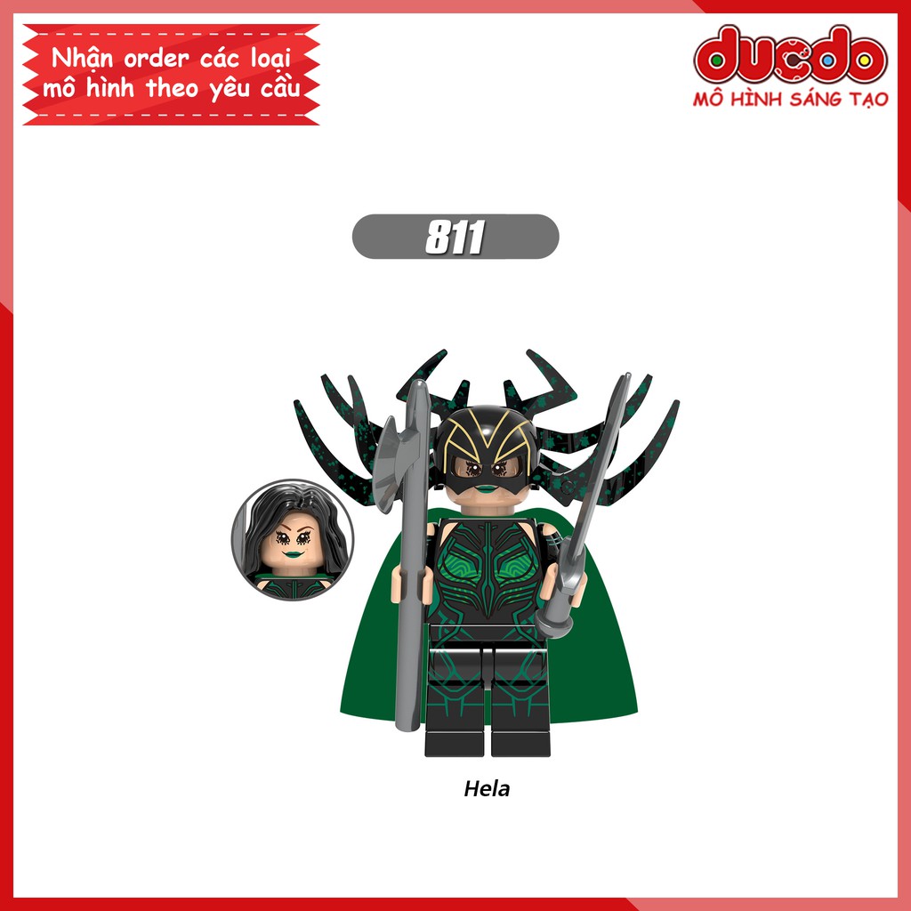 Minifigures các nhân vật trong Thor Ragnarok - Đồ chơi Lắp ghép Xếp hình Mô hình Mini Iron Man XINH X0185