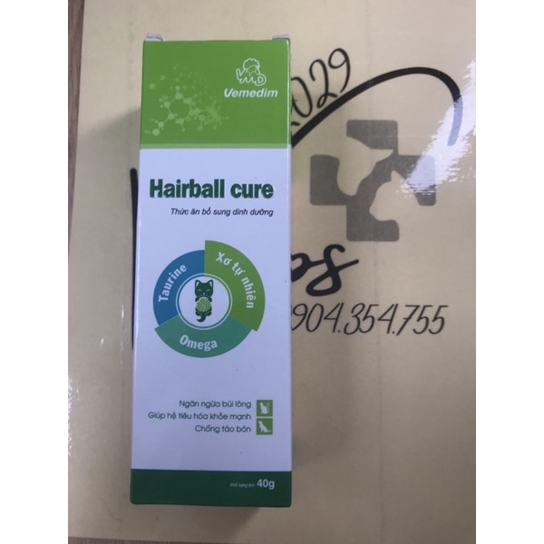 Hairball Cure - Gel Dinh Dưỡng Tiêu Búi Lông Trong Dạ Dày Và Đường Ruột