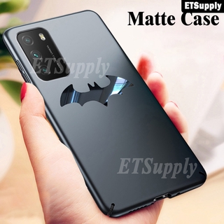 ETS For Xiaomi Poco M3 Case 3 Mm Ultra-thin Super Light  Bat Man Non-slip Mobile Phone Casing HP Shell for Xiaomi Mi Poco M3 Pro 5G F3 X3 Pro GT Cover Housing