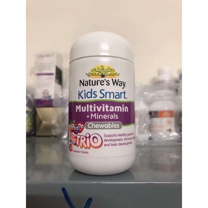 kẹo nhai bổ sung vitamin cho trẻ Nature’s Way Kid Smart