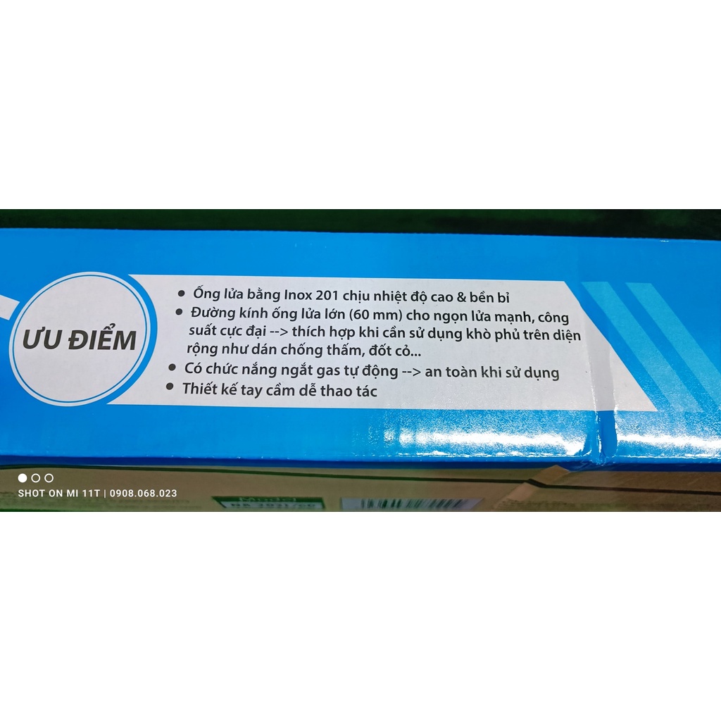 ĐÈN KHÒ GAS CÔNG NGHIỆP NA-203L/60 DÀI