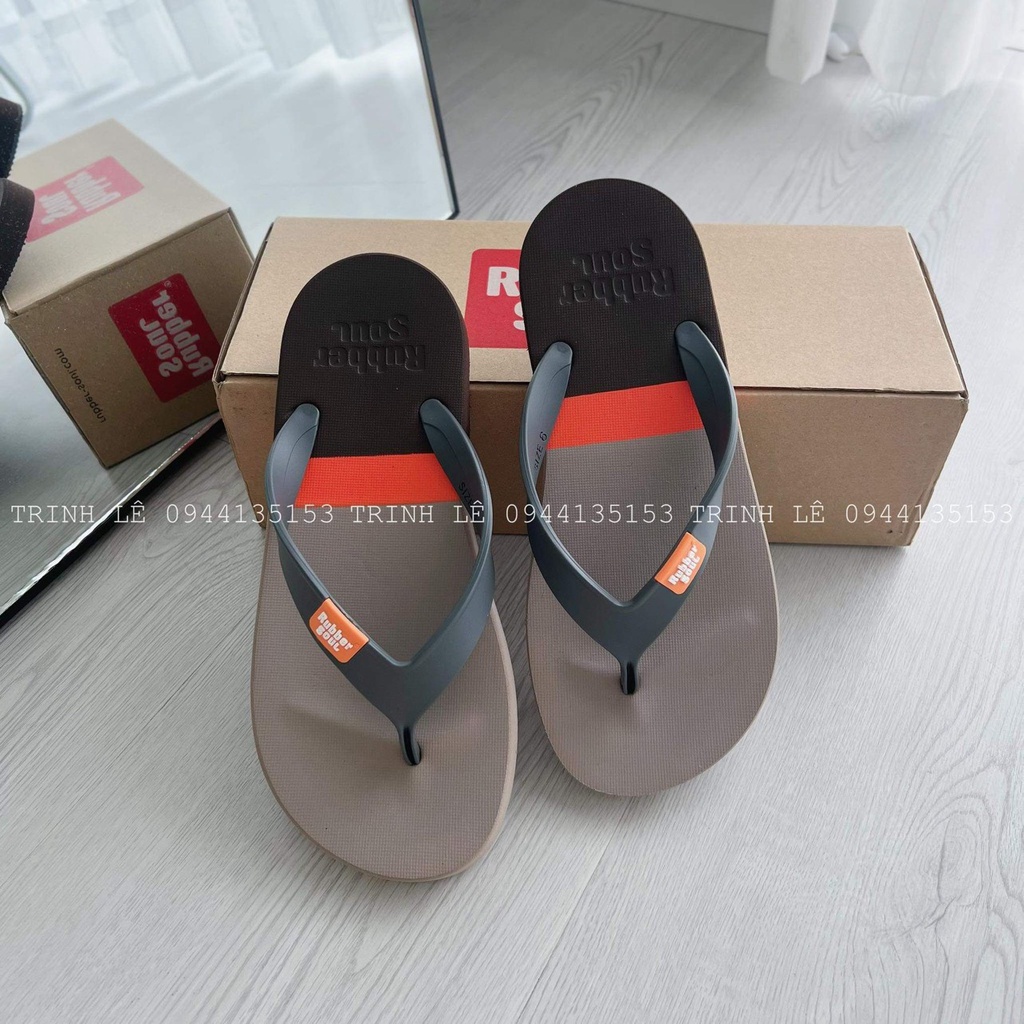 Dép Thái Lan Nam Nữ Cao Su Non Siêu Bền RUBBER SOUL BALANCE TRINH LÊ SHOP GIÀY DÉP