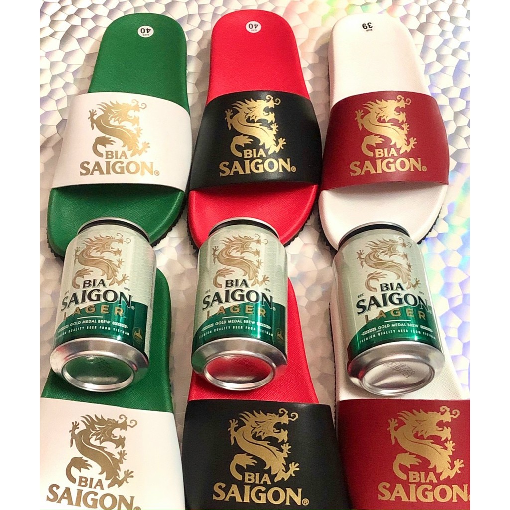 Dép Quai Ngang Nam, Nữ, Unisex Bia Saigon Độc Đáo, Thời Trang, Chất Lượng, Bền Đẹp, Mẫu Mới Nhất 2022