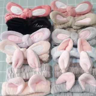 Băng đô rửa mặt loại đẹp tai mèo tai thỏ đáng yêu