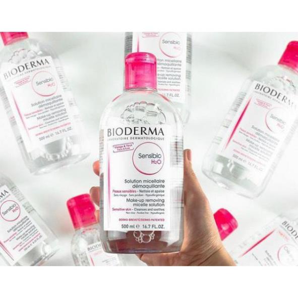 Nước Tẩy Trang BIODERMA Créaline Nắp Hồng Cho Da Khô, Hỗn Hợp Thiên Khô, Và Làn Da Nhạy Cảm