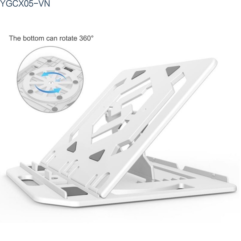Giá Đỡ Laptop Notebook Xoay 360 Độ Có Thể Gập Lại Kèm Giá Đỡ Cho Ipad Laptop 17 " | BigBuy360 - bigbuy360.vn